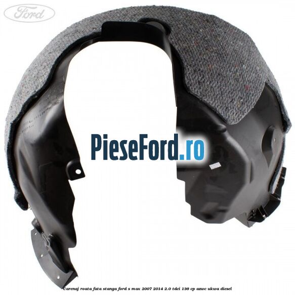 Carenaj roata fata stanga Ford S-Max 2007-2014 2.0 TDCi 136 cp AZWC, UKWA diesel