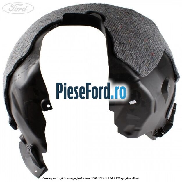 Carenaj roata fata stanga Ford S-Max 2007-2014 2.2 TDCi 175 cp Q4WA diesel