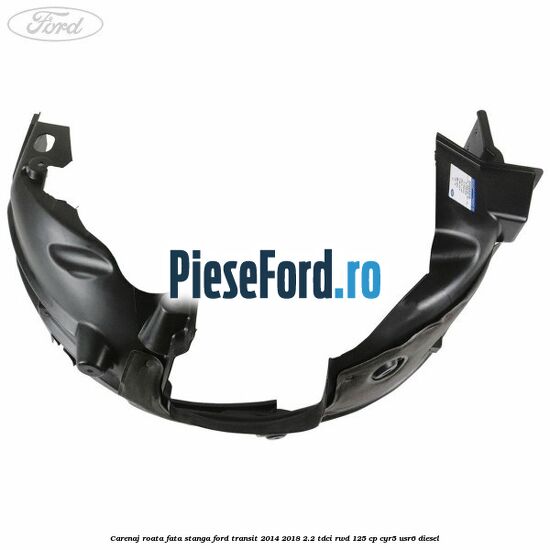 Carenaj roata fata stanga Ford Transit 2014-2018 2.2 TDCi RWD 125 cp CYR5, USR6 diesel