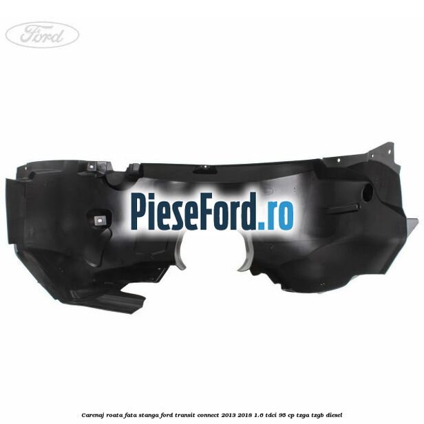 Carenaj roata fata stanga Ford Transit Connect 2013-2018 1.6 TDCi 95 cp TZGA, TZGB diesel