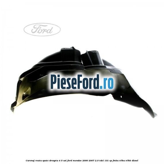 Carenaj roata spate dreapta 4/5 usi Ford Mondeo 2000-2007 2.0 TDCi 131 cp FMBA, N7BA, N7BB diesel