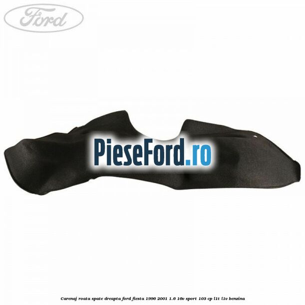 Carenaj roata spate dreapta Ford Fiesta 1996-2001 1.6 16V Sport 103 cp L1T, L1V benzina