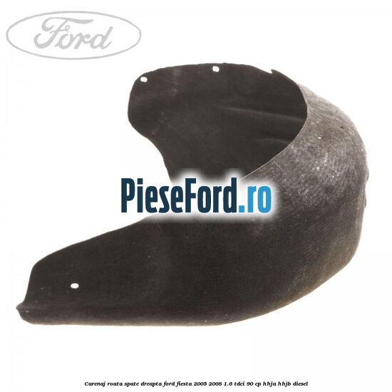 Carenaj roata spate dreapta Ford Fiesta 2005-2008 1.6 TDCi 90 cp HHJA, HHJB diesel