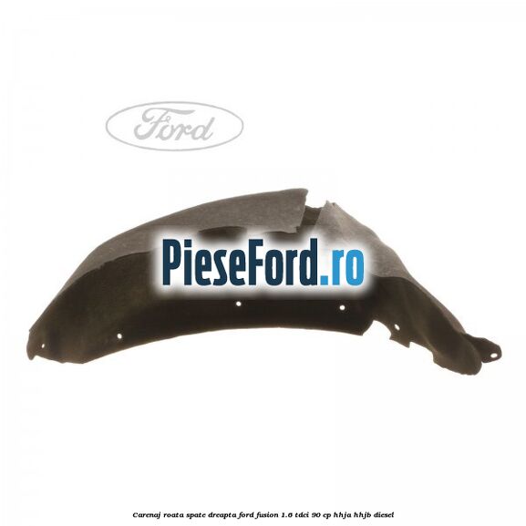 Carenaj roata spate dreapta Ford Fusion 1.6 TDCi 90 cp Carenaj roata spate dreapta Ford Fusion 1.6 TDCi 90 cp HHJA, HHJB diesel