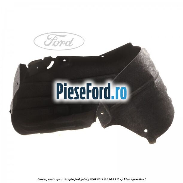 Carenaj roata spate dreapta Ford Galaxy 2007-2014 2.0 TDCi 115 cp KLWA, TYWA diesel