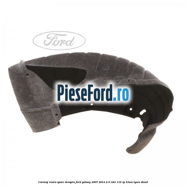 Carenaj roata spate dreapta Ford Galaxy 2007-2014 2.0 TDCi 115 cp KLWA, TYWA diesel