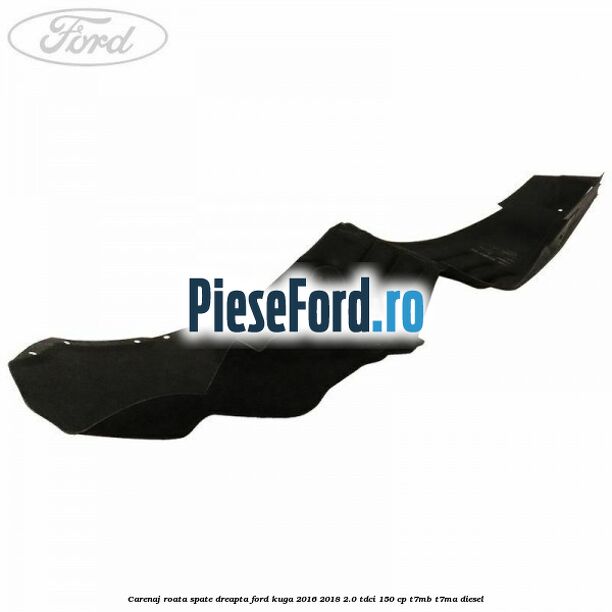 Carenaj roata spate dreapta Ford Kuga 2016-2018 2.0 TDCi 150 cp T7MB, T7MA diesel