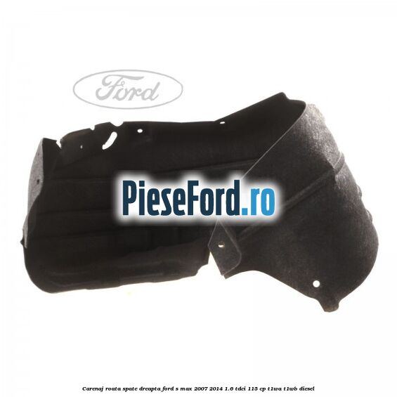 Carenaj roata spate dreapta Ford S-Max 2007-2014 1.6 TDCi 115 cp T1WA, T1WB diesel