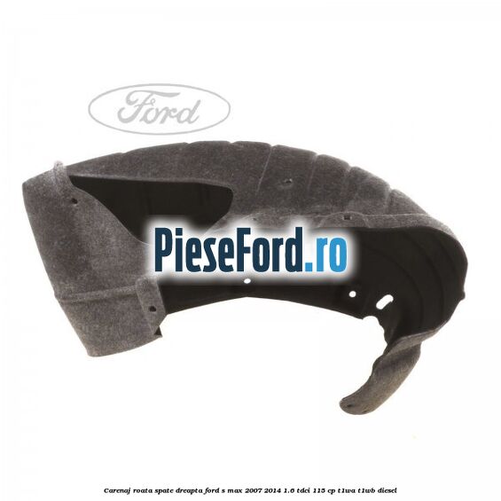 Carenaj roata spate dreapta Ford S-Max 2007-2014 1.6 TDCi 115 cp T1WA, T1WB diesel