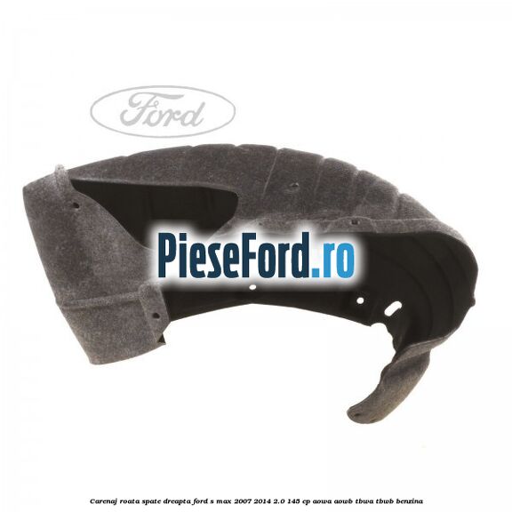 Carenaj roata spate dreapta Ford S-Max 2007-2014 2.0 145 cp AOWA, AOWB, TBWA, TBWB benzina