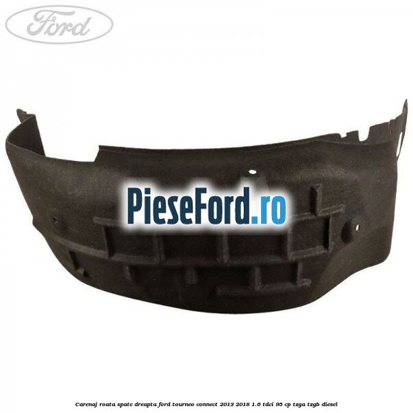 Carenaj roata spate dreapta Ford Tourneo Connect 2013-2018 1.6 TDCi 95 cp TZGA, TZGB diesel