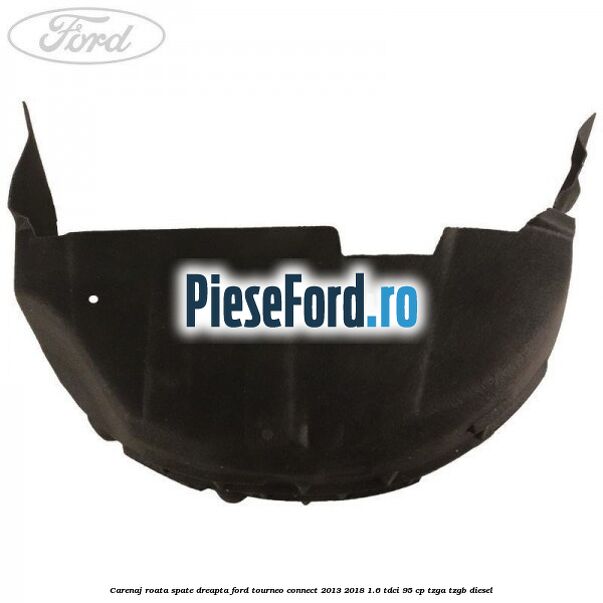 Carenaj roata spate dreapta Ford Tourneo Connect 2013-2018 1.6 TDCi 95 cp TZGA, TZGB diesel