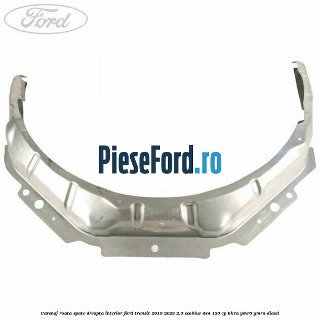 Carenaj roata spate dreapta interior Ford Transit 2019-2023 2.0 EcoBlue 4x4 130 cp BKRA, YMR6, YMRA diesel