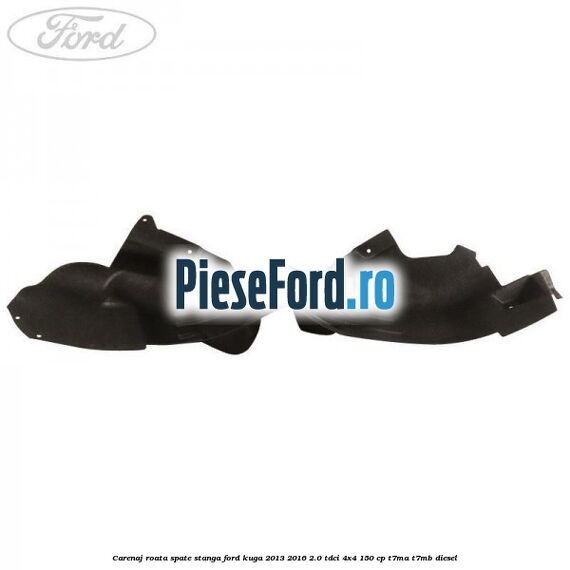 Carenaj roata spate stanga Ford Kuga 2013-2016 2.0 TDCi 4x4 150 cp Carenaj roata spate stanga Ford Kuga 2013-2016 2.0 TDCi 4x4 150 cp T7MA, T7MB diesel