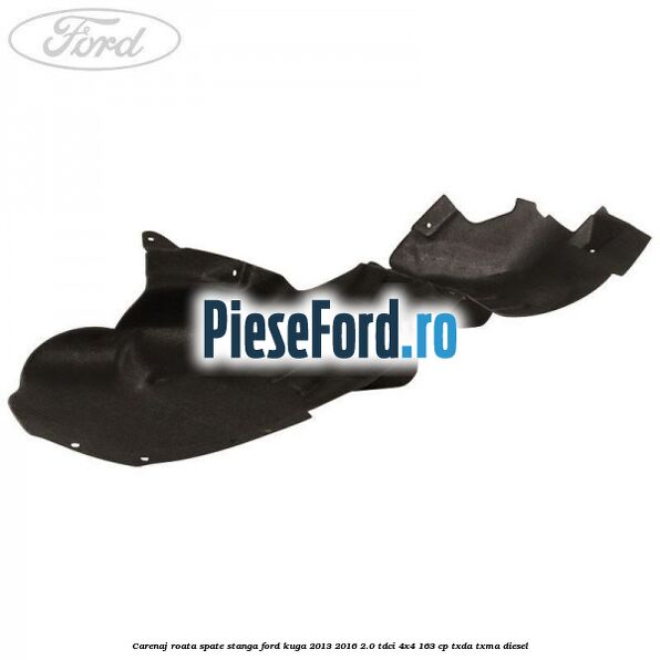 Carenaj roata spate stanga Ford Kuga 2013-2016 2.0 TDCi 4x4 163 cp TXDA, TXMA diesel