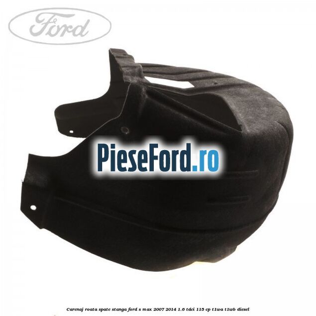 Carenaj roata spate stanga Ford S-Max 2007-2014 1.6 TDCi 115 cp T1WA, T1WB diesel