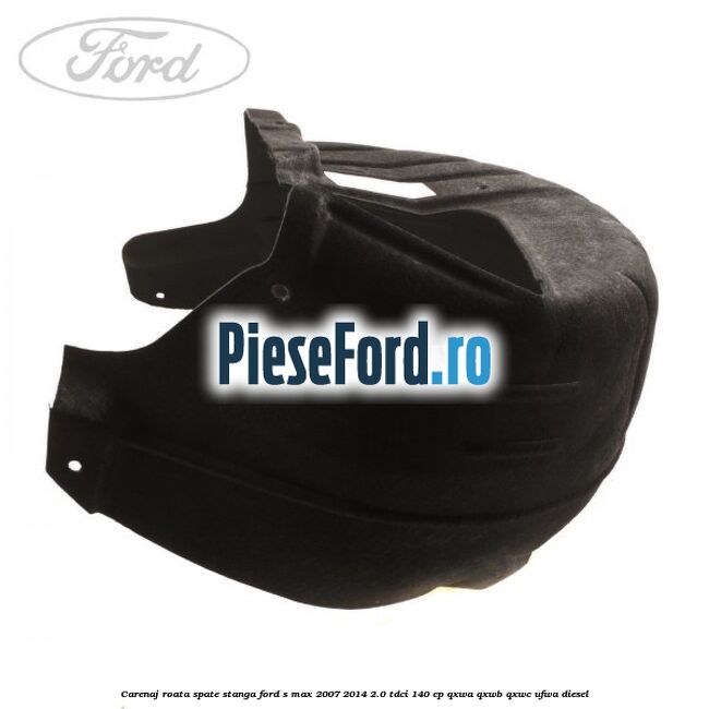 Carenaj roata spate stanga Ford S-Max 2007-2014 2.0 TDCi 140 cp QXWA, QXWB, QXWC, UFWA diesel