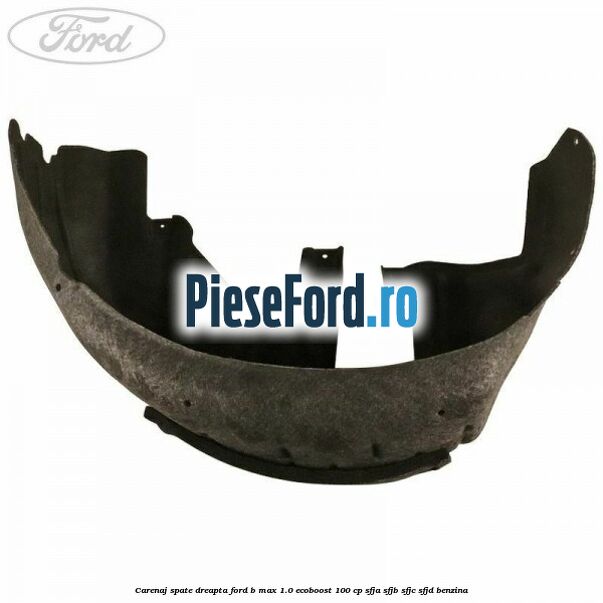 Carenaj spate dreapta Ford B-Max 1.0 EcoBoost 100 cp SFJA, SFJB, SFJC, SFJD benzina
