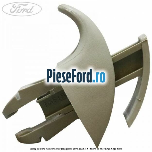 Carlig agatare haine interior Ford Fiesta 2008-2012 1.6 TDCi 90 cp HHJC, HHJD, HHJE diesel