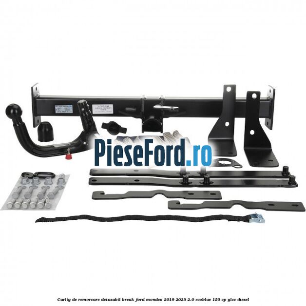 Carlig de remorcare detasabil break Ford Mondeo 2019-2023 2.0 EcoBlue 150 cp YLCC diesel