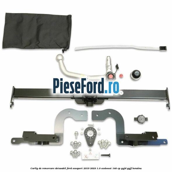 Carlig de remorcare detasabil Ford EcoSport 2019-2023 1.0 EcoBoost 140 cp Carlig de remorcare detasabil Ford EcoSport 2019-2023 1.0 EcoBoost 140 cp YYJD, YYJF benzina