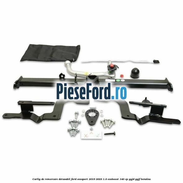 Carlig de remorcare detasabil Ford EcoSport 2019-2023 1.0 EcoBoost 140 cp Carlig de remorcare detasabil Ford EcoSport 2019-2023 1.0 EcoBoost 140 cp YYJD, YYJF benzina