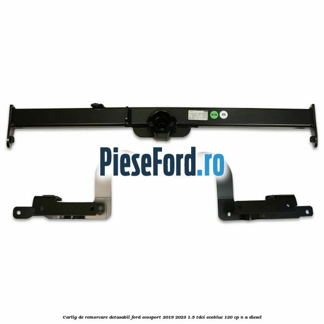 Carlig de remorcare detasabil Ford EcoSport 2019-2023 1.5 TDCi EcoBlue 120 cp n/a diesel