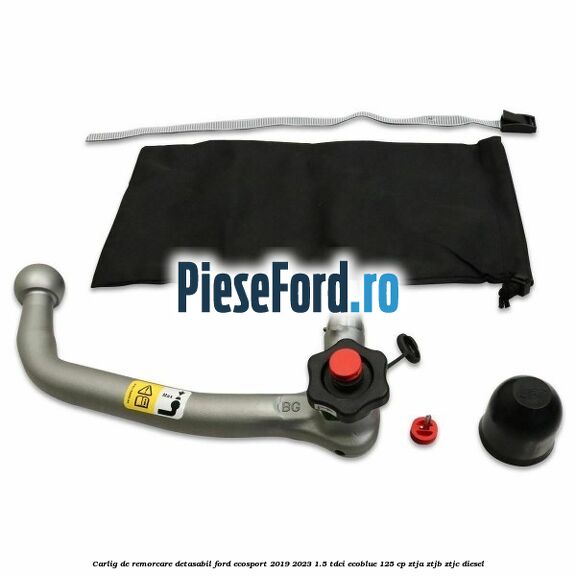 Carlig de remorcare detasabil Ford EcoSport 2019-2023 1.5 TDCi EcoBlue 125 cp ZTJA, ZTJB, ZTJC diesel