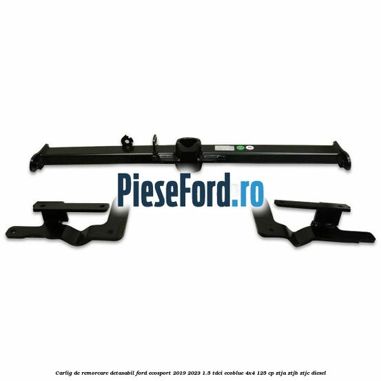Carlig de remorcare detasabil Ford EcoSport 2019-2023 1.5 TDCi EcoBlue 4x4 125 cp ZTJA, ZTJB, ZTJC diesel