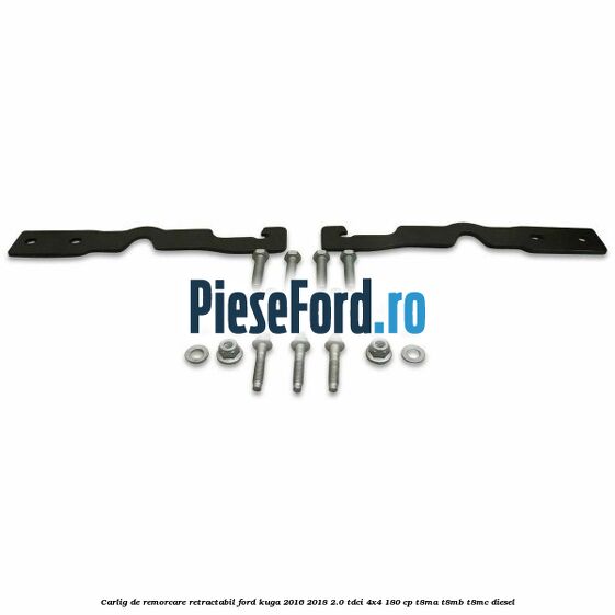 Carlig de remorcare retractabil Ford Kuga 2016-2018 2.0 TDCi 4x4 180 cp T8MA, T8MB, T8MC diesel