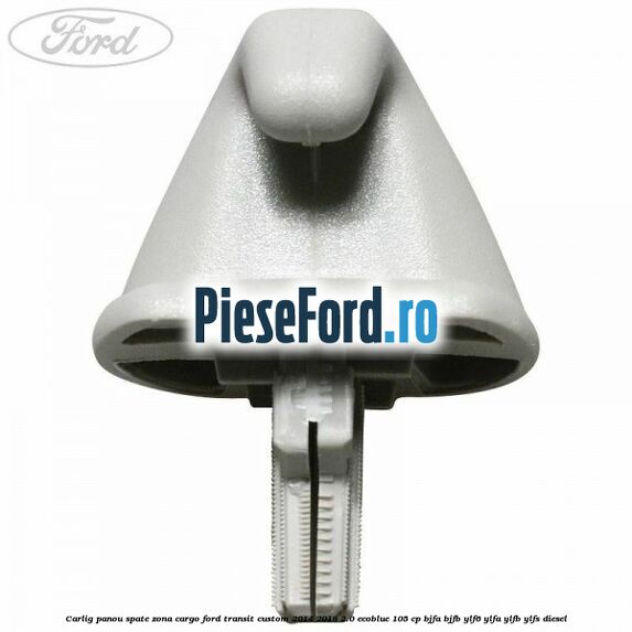 Carlig panou spate zona cargo Ford Transit Custom 2014-2018 2.0 EcoBlue 105 cp BJFA, BJFB, YLF6, YLFA, YLFB, YLFS diesel