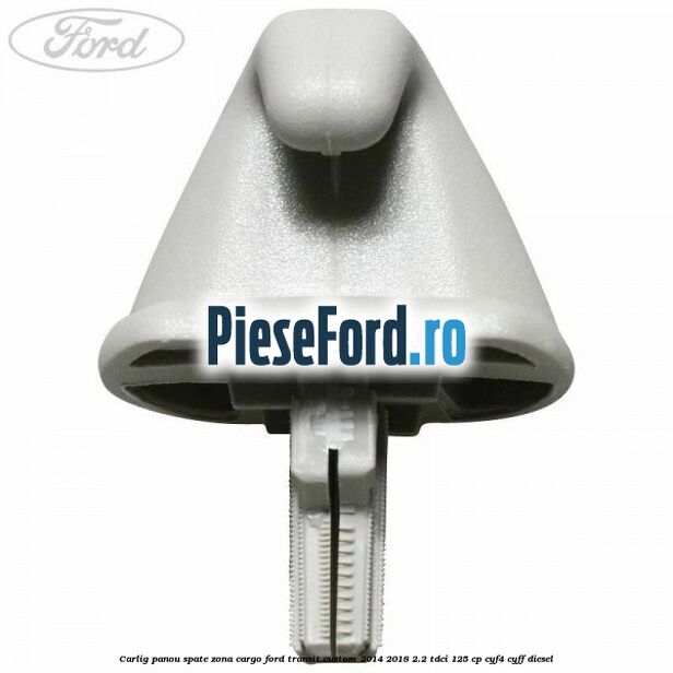 Carlig panou spate zona cargo Ford Transit Custom 2014-2018 2.2 TDCi 125 cp CYF4, CYFF diesel