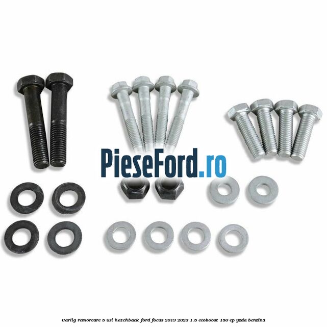 Carlig remorcare 5 usi hatchback Ford Focus 2019-2023 1.5 EcoBoost 150 cp YZDA benzina