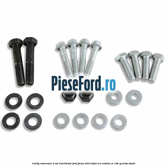 Carlig remorcare 5 usi hatchback Ford Focus 2019-2023 2.0 EcoBlue ST 190 cp BCDA diesel