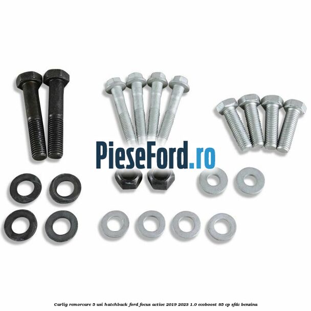 Carlig remorcare 5 usi hatchback Ford Focus Active 2019-2023 1.0 EcoBoost 85 cp SFDC benzina