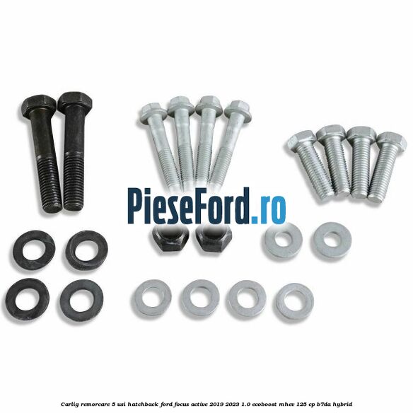 Carlig remorcare 5 usi hatchback Ford Focus Active 2019-2023 1.0 EcoBoost mHEV 125 cp B7DA Hybrid