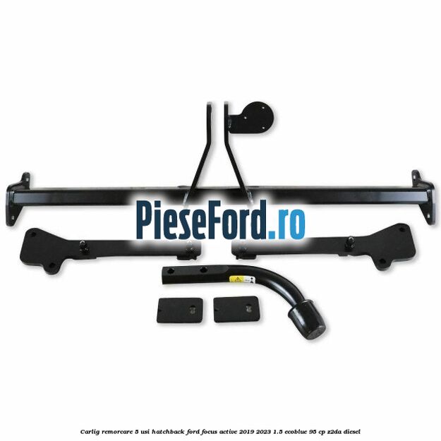 Carlig remorcare 5 usi hatchback Ford Focus Active 2019-2023 1.5 EcoBlue 95 cp Z2DA diesel