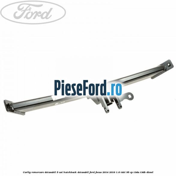 Carlig remorcare detasabil 5 usi hatchback detasabil Ford Focus 2014-2018 1.6 TDCi 95 cp T3DA, T3DB diesel