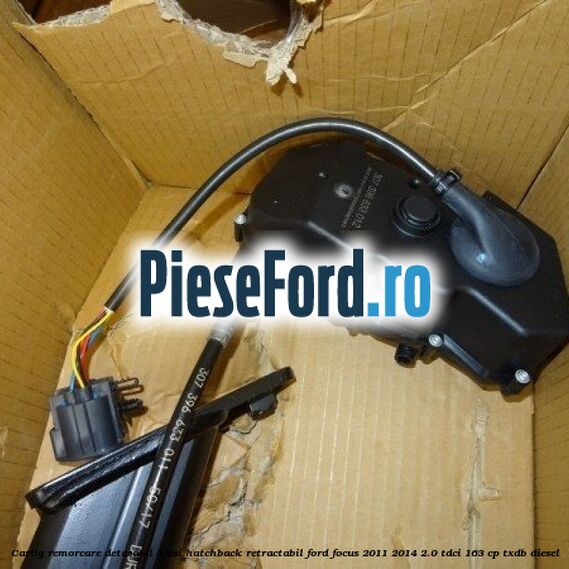 Carlig remorcare detasabil 5 usi hatchback retractabil Ford Focus 2011-2014 2.0 TDCi 163 cp TXDB diesel