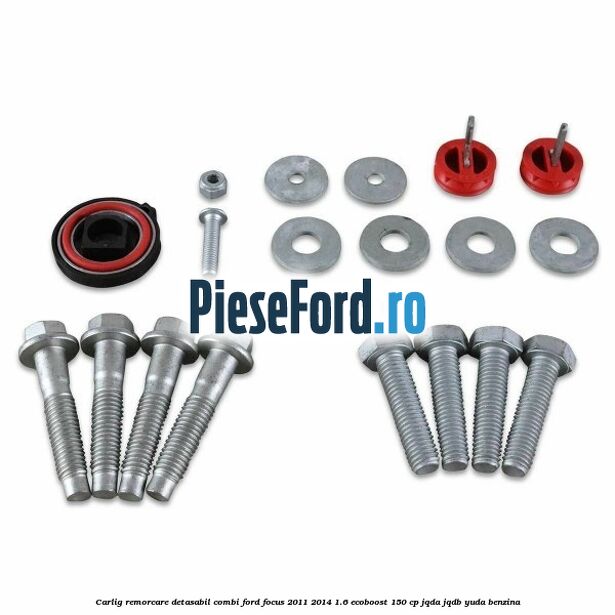 Carlig remorcare detasabil combi Ford Focus 2011-2014 1.6 EcoBoost 150 cp JQDA, JQDB, YUDA benzina