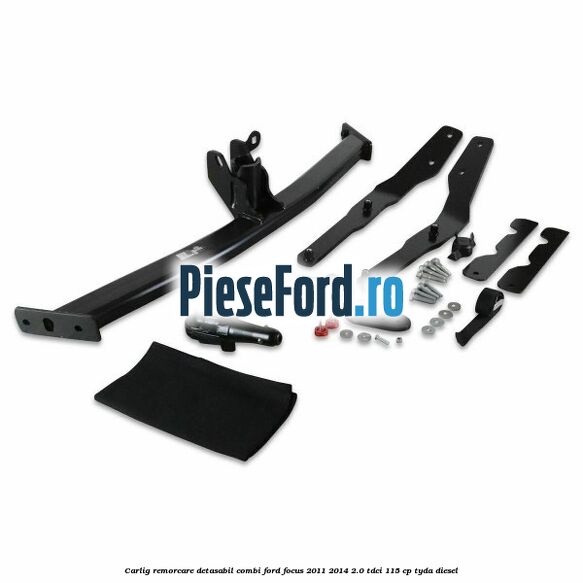 Carlig remorcare detasabil combi Ford Focus 2011-2014 2.0 TDCi 115 cp Carlig remorcare detasabil combi Ford Focus 2011-2014 2.0 TDCi 115 cp TYDA diesel