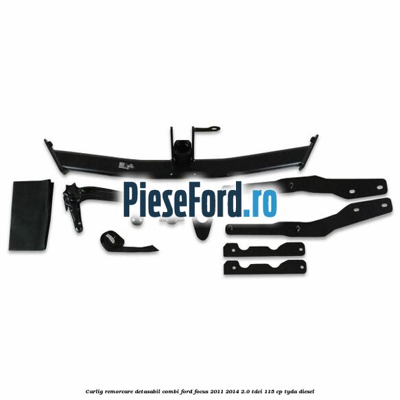 Carlig remorcare detasabil combi Ford Focus 2011-2014 2.0 TDCi 115 cp Carlig remorcare detasabil combi Ford Focus 2011-2014 2.0 TDCi 115 cp TYDA diesel