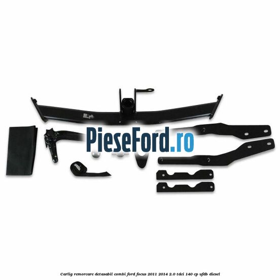 Carlig remorcare detasabil combi Ford Focus 2011-2014 2.0 TDCi 140 cp UFDB diesel