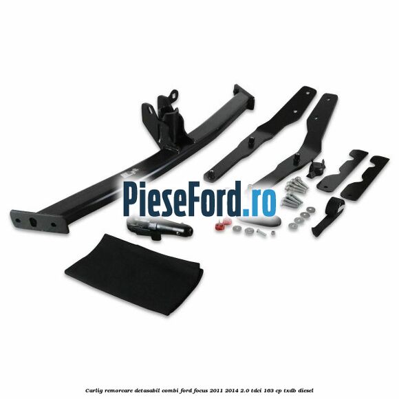 Carlig remorcare detasabil combi Ford Focus 2011-2014 2.0 TDCi 163 cp TXDB diesel