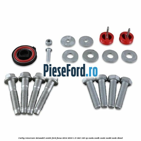 Carlig remorcare detasabil combi Ford Focus 2014-2018 1.5 TDCi 120 cp XWDA, XWDB, XWDC, XWDD, XWDE diesel