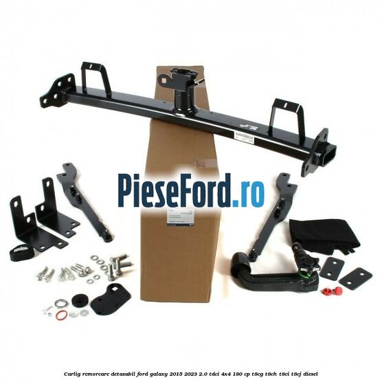 Carlig remorcare detasabil Ford Galaxy 2015-2023 2.0 TDCi 4x4 180 cp T8CG, T8CH, T8CI, T8CJ diesel