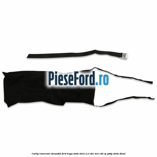 Carlig remorcare detasabil Ford Kuga 2008-2012 2.0 TDCi 4x4 136 cp G6DG, UKDA diesel