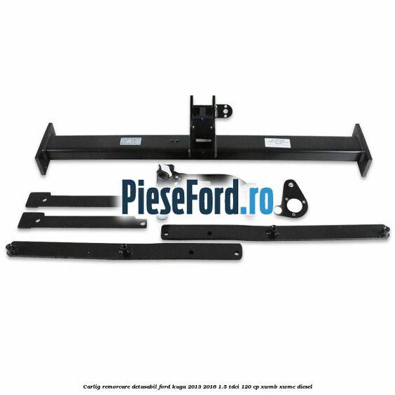 Carlig remorcare detasabil Ford Kuga 2013-2016 1.5 TDCi 120 cp XWMB, XWMC diesel