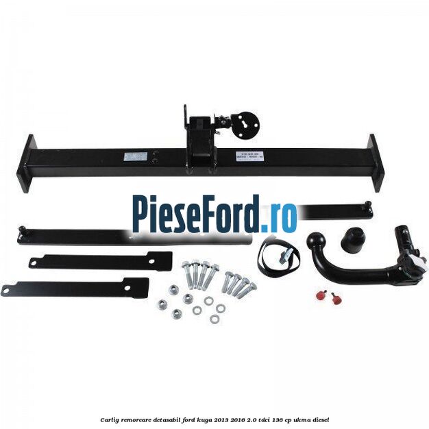 Carlig remorcare detasabil Ford Kuga 2013-2016 2.0 TDCi 136 cp UKMA diesel