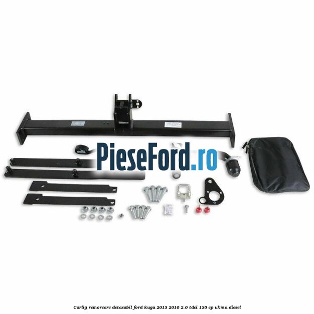 Carlig remorcare detasabil Ford Kuga 2013-2016 2.0 TDCi 136 cp UKMA diesel